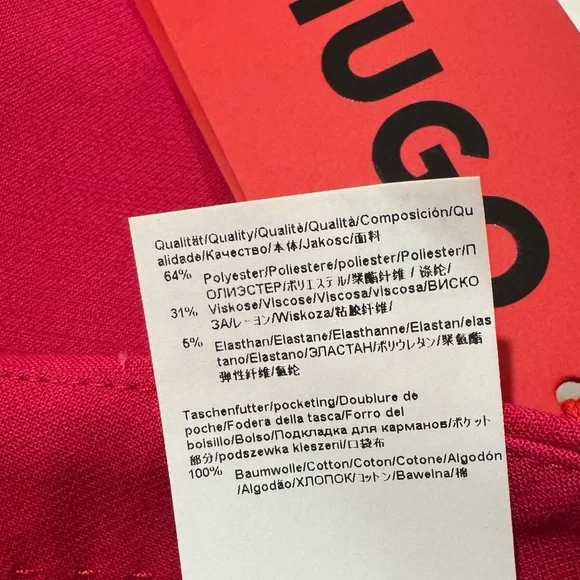 NWT Hugo wide leg trousers. Size 6 - Picture 10 of 10